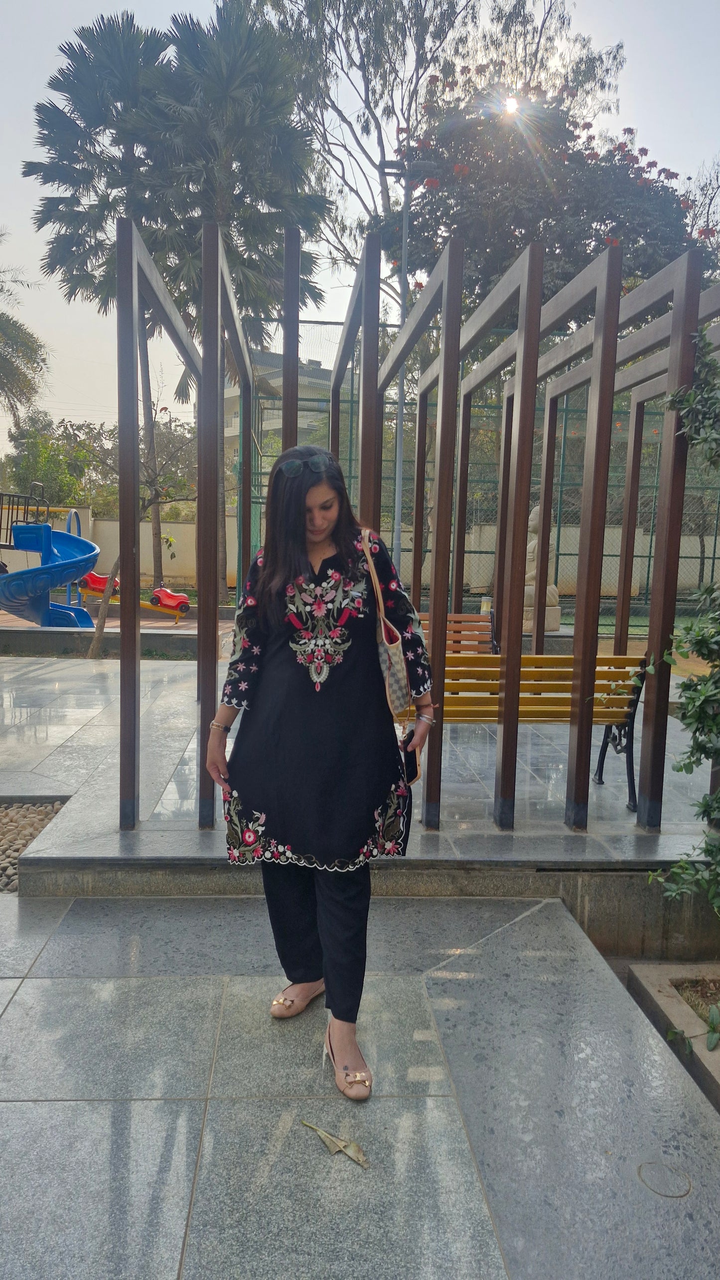 Kashmiri Kadai Co-ord Set TT127