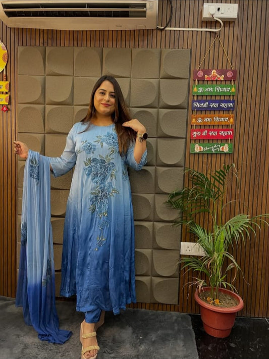 Blossoms Breathe in Soft Shades TT036