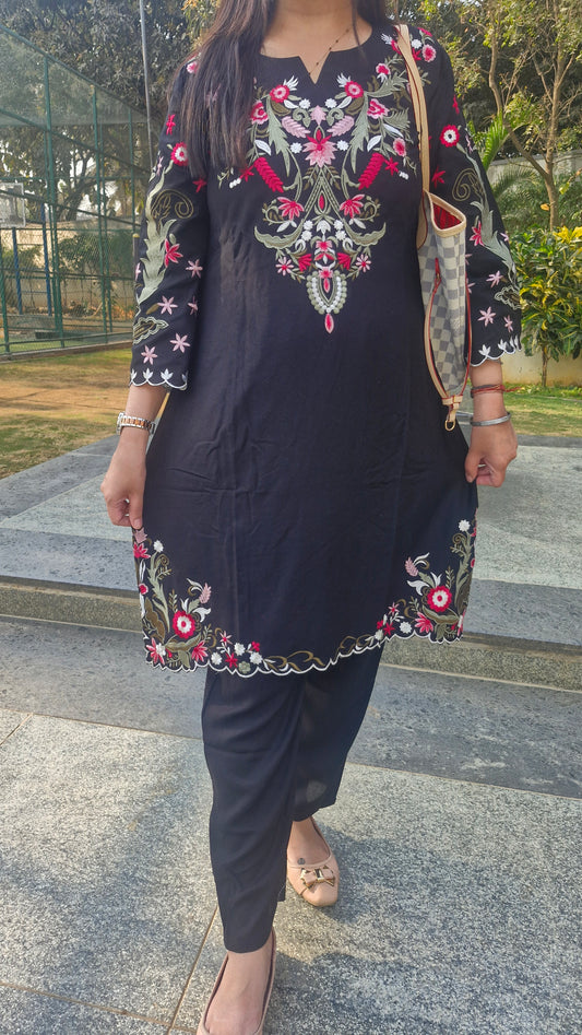 Kashmiri Kadai Co-ord Set TT127