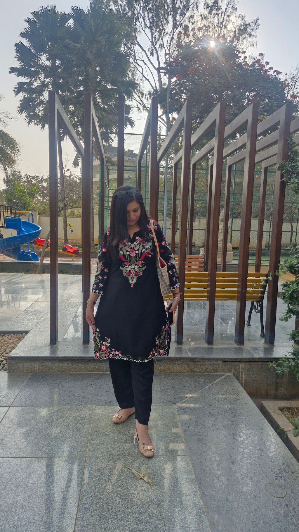 Kashmiri Kadai Co-ord Set TT127