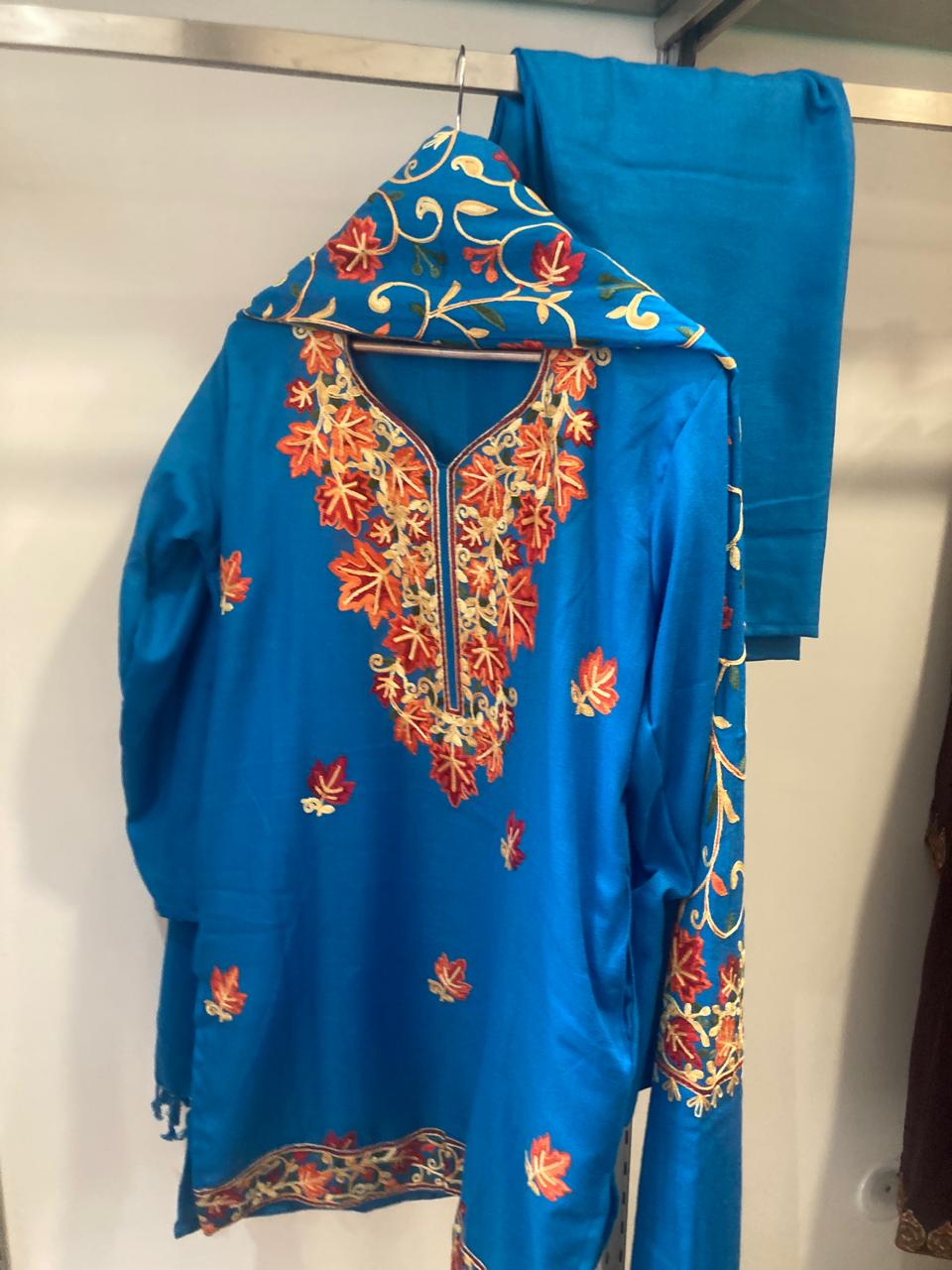 Elegant Suit With Design On Dupatta TT119