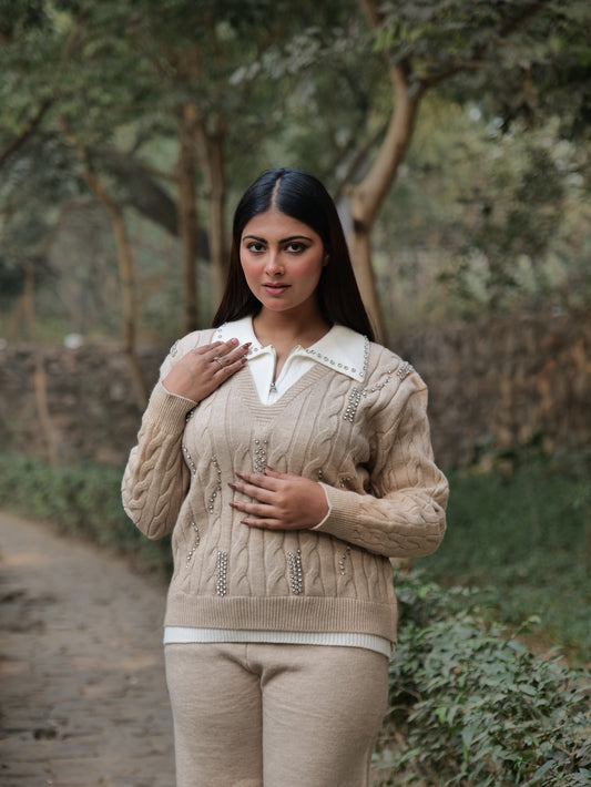 Elegant Winter Coord Set TTO104