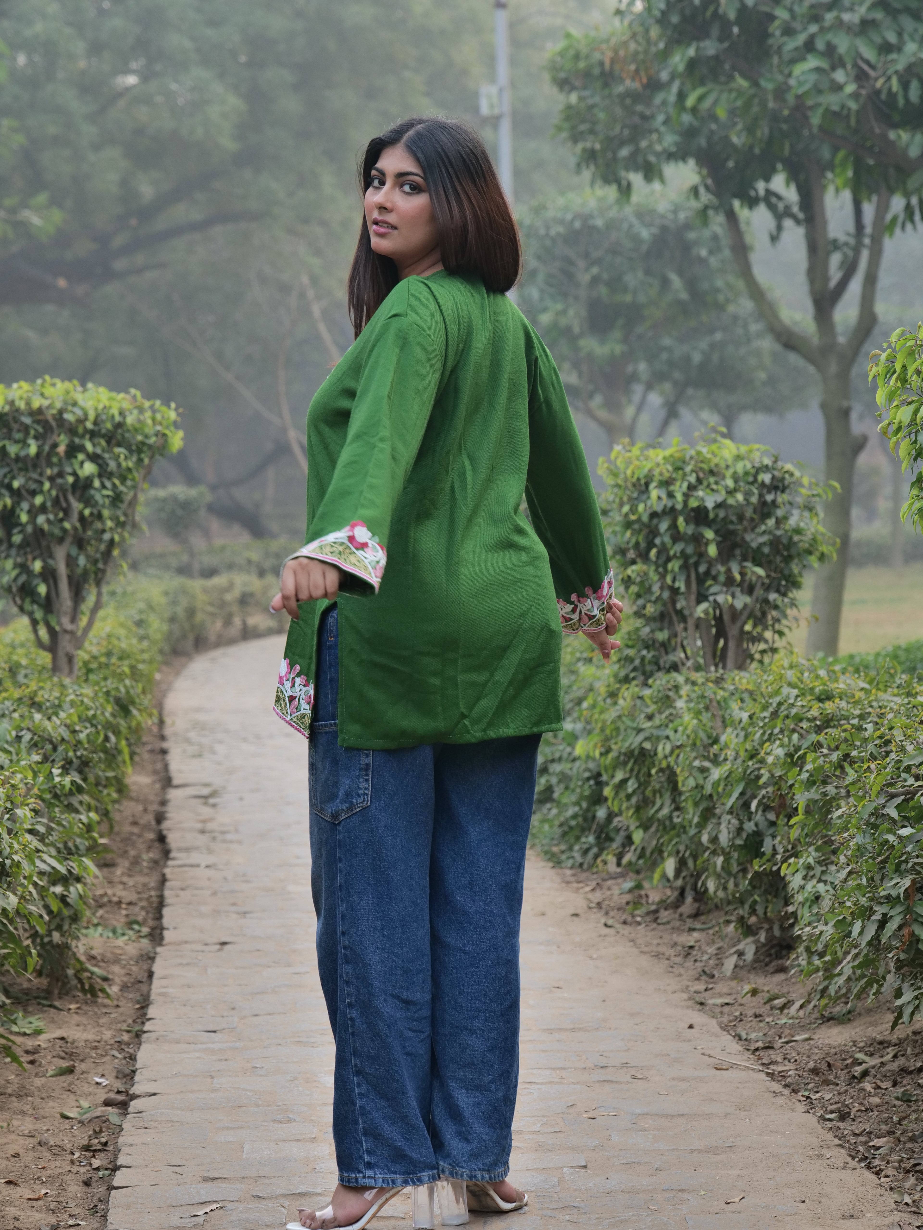 Kashmiri Kadai Short Kurti TTO103