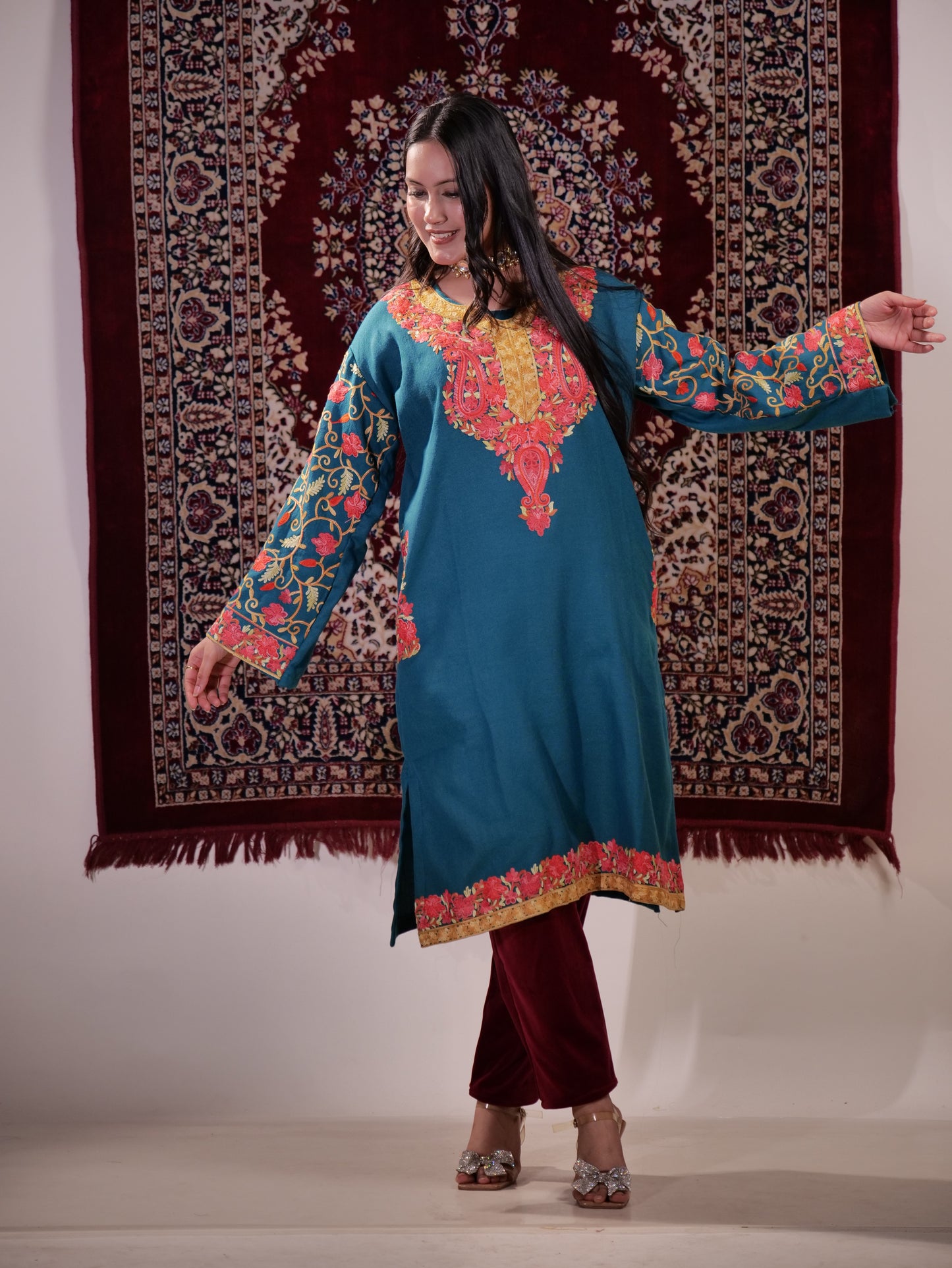 Elegant Phiran Blue Suit TT115