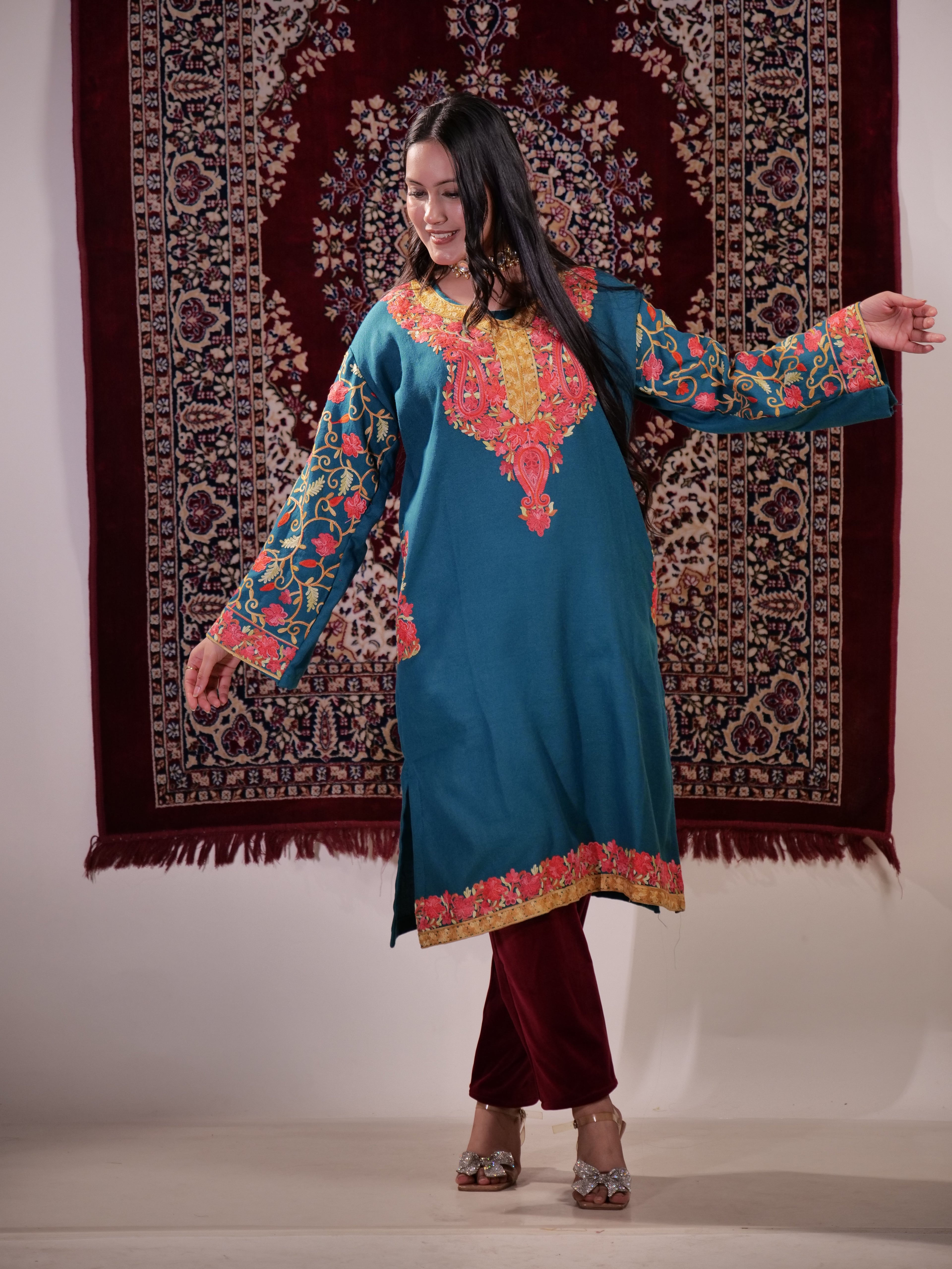 Elegant Phiran Blue Suit TT115