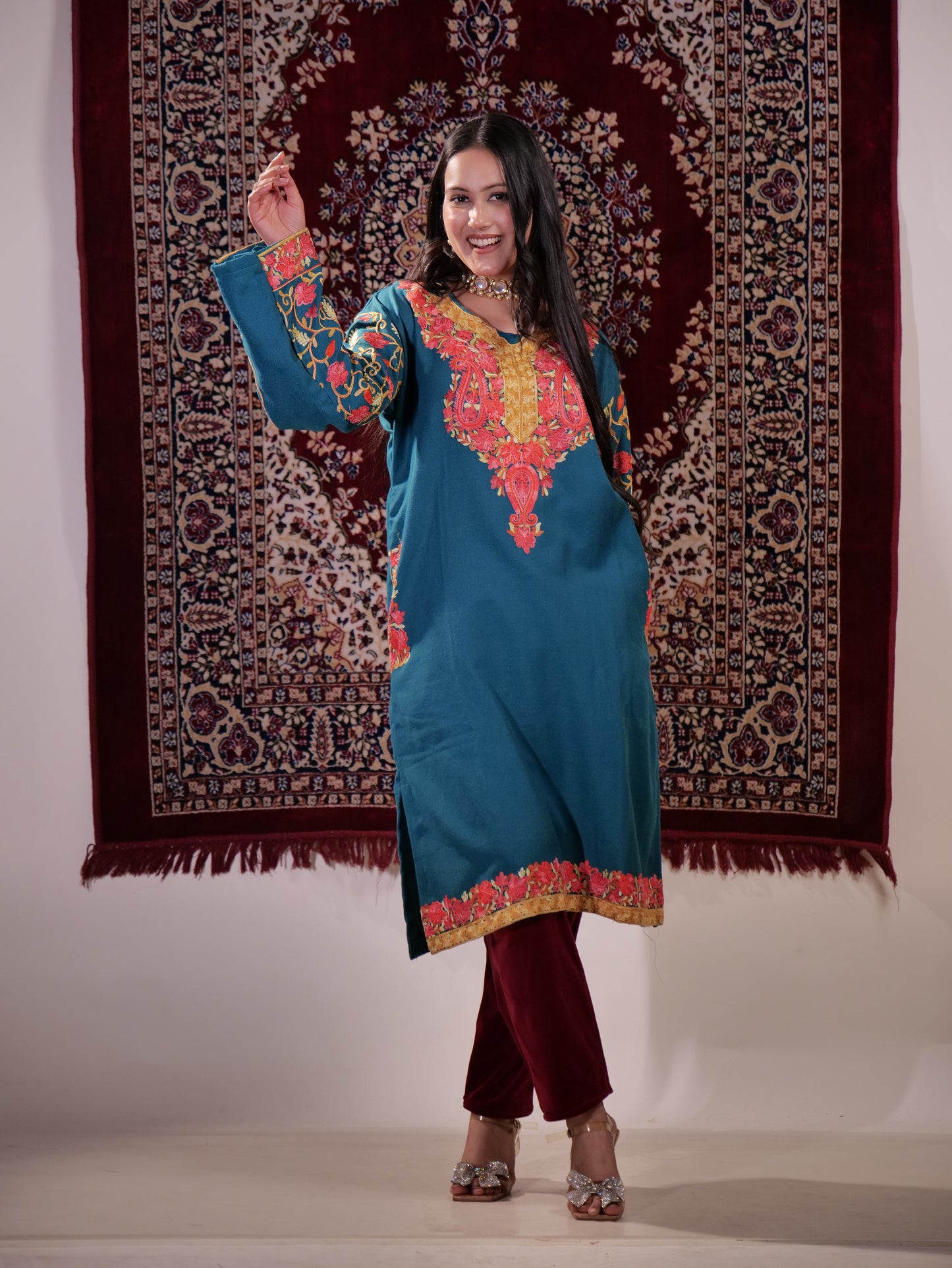 Elegant Phiran Blue Suit TT115