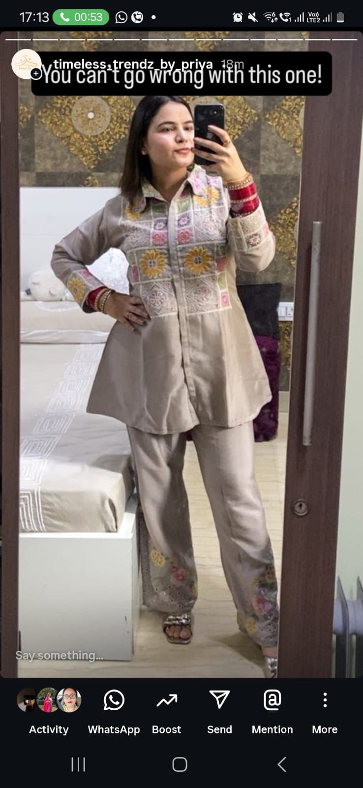 Printed Co-Ord Set TT013