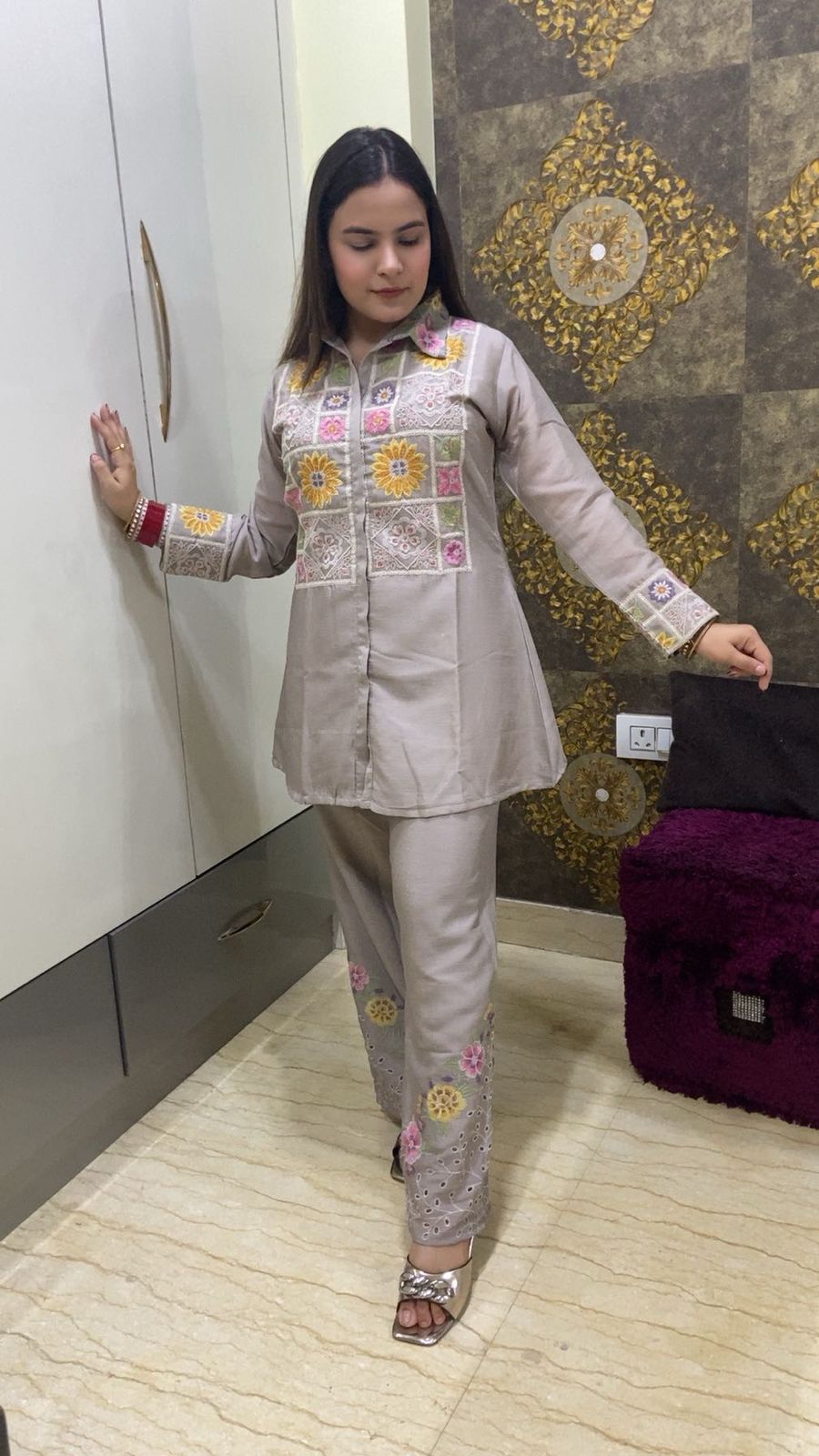 Printed Co-Ord Set TT013