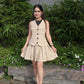 Skirt, and Vest Coat Top Co-Ord Set TT005