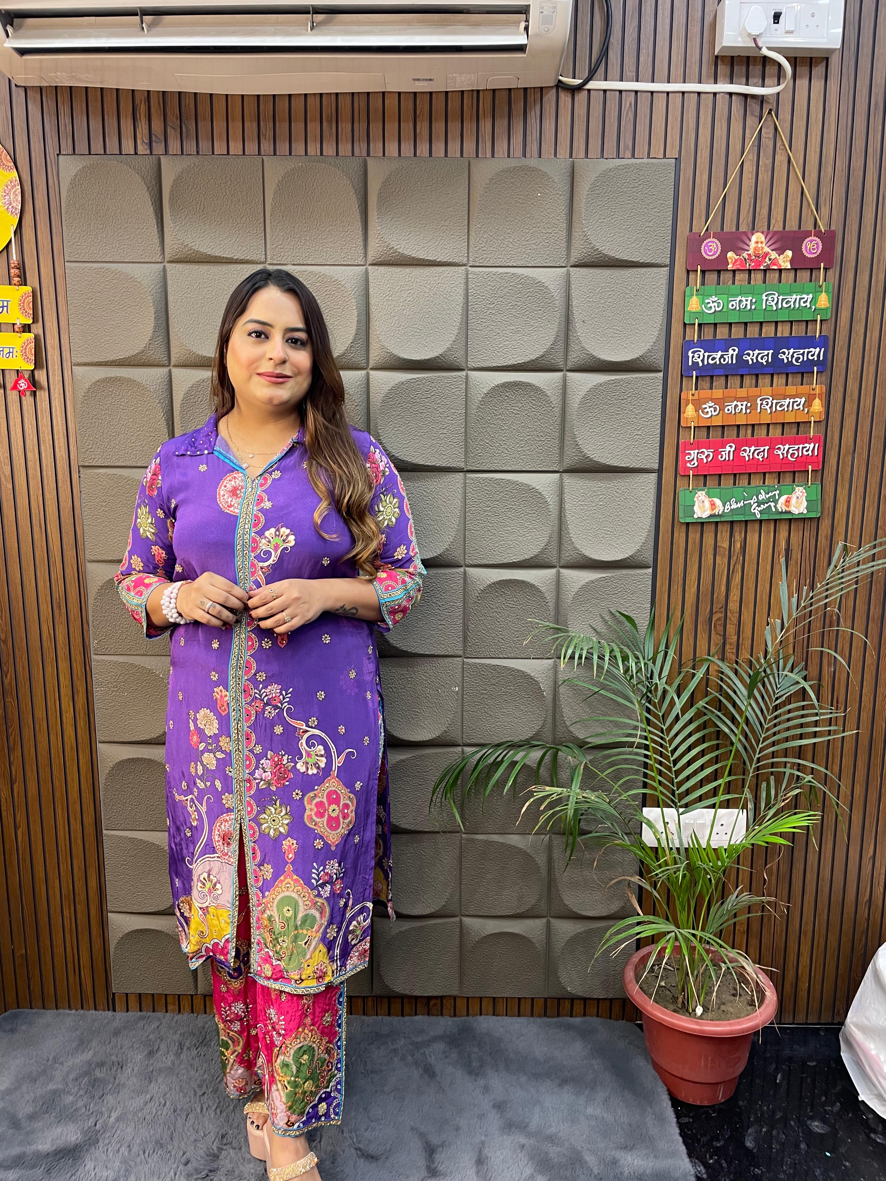 Stunning Pattern Print Designer Co-Ord Set TT002