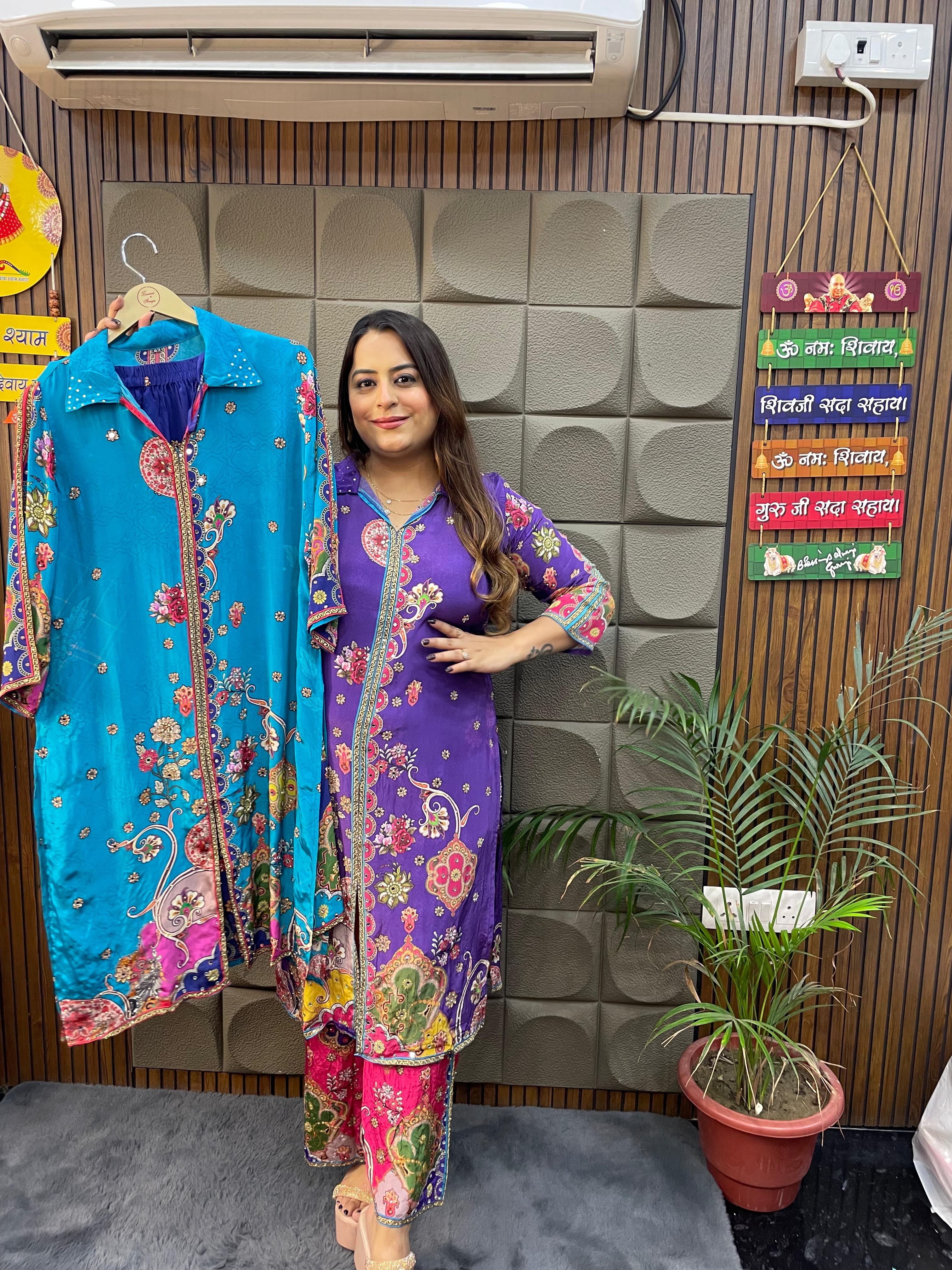 Stunning Pattern Print Designer Co-Ord Set TT002