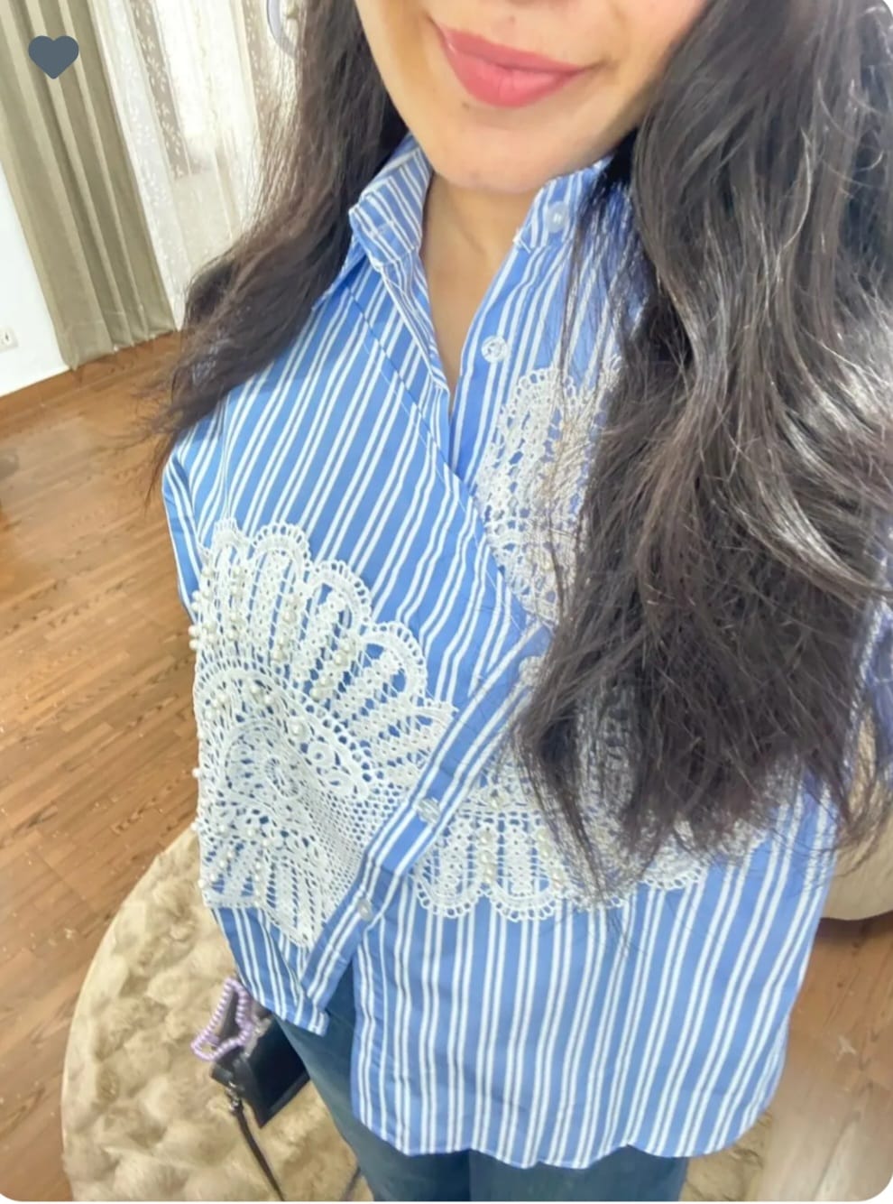 Crochet Pearl Shirt