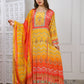 C cut crepe suit set TT026