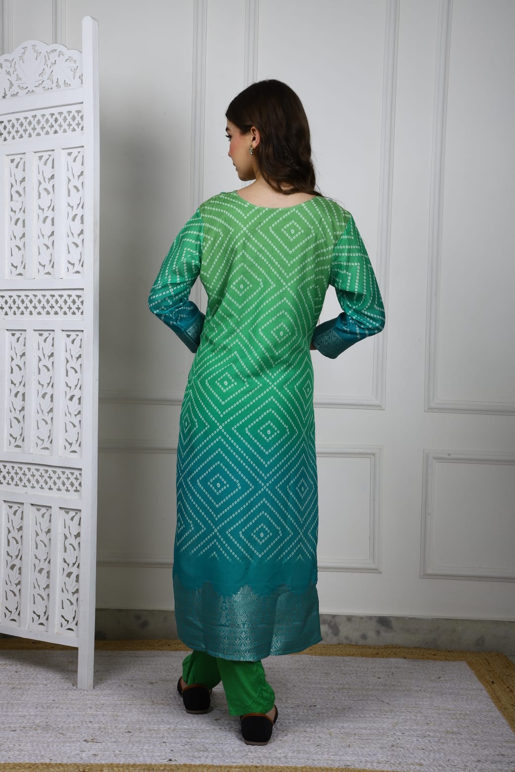 Bandhani Print suit set TT028