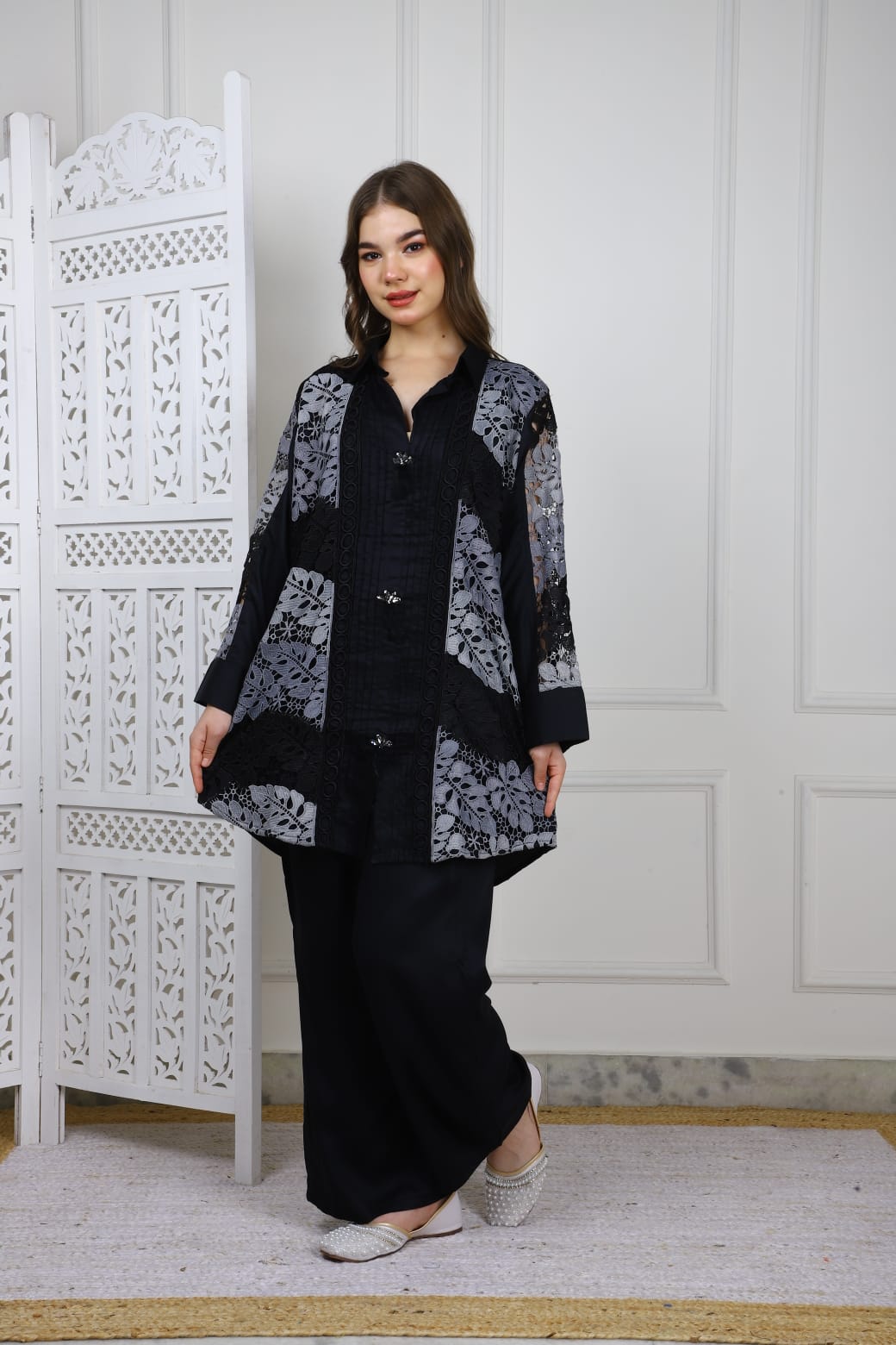 Black Crochet Coord Set – Bold. Chic. Timeless