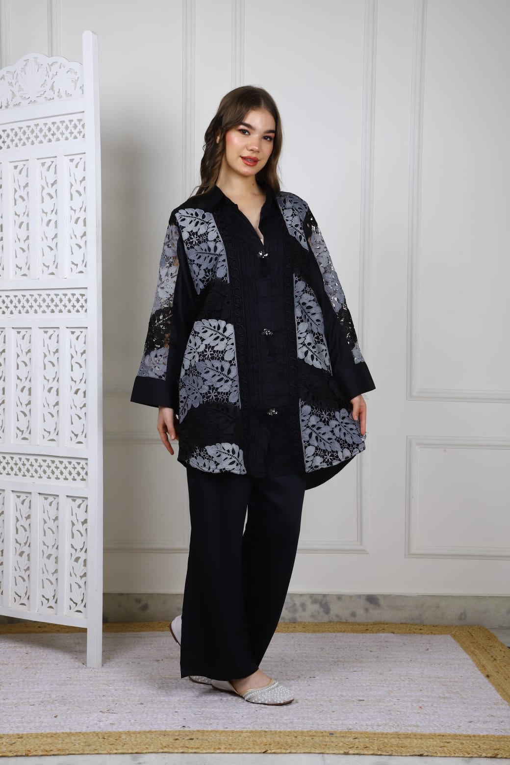 Black Crochet Coord Set – Bold. Chic. Timeless