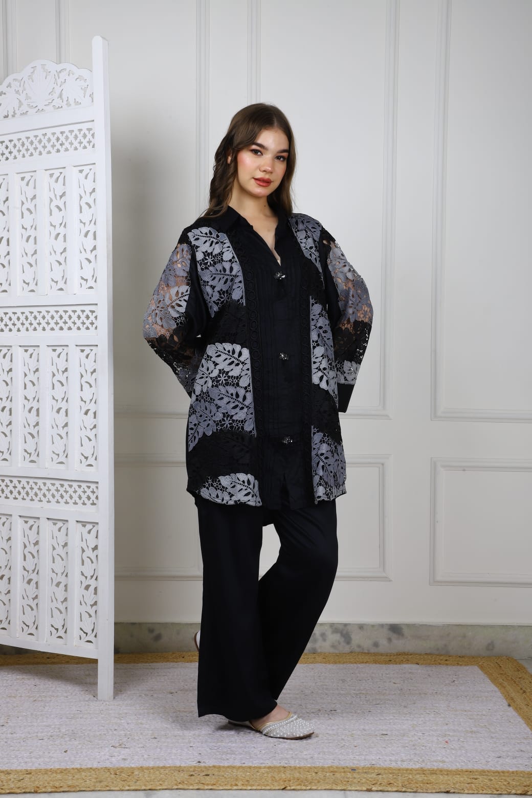 Black Crochet Coord Set – Bold. Chic. Timeless