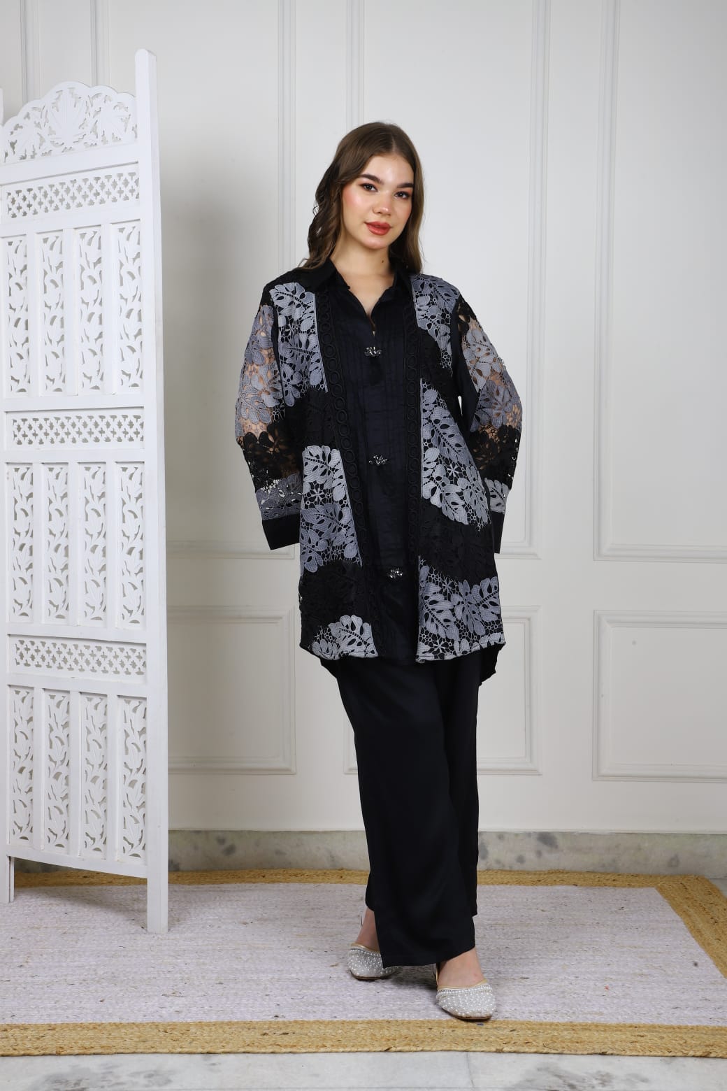 Black Crochet Coord Set – Bold. Chic. Timeless