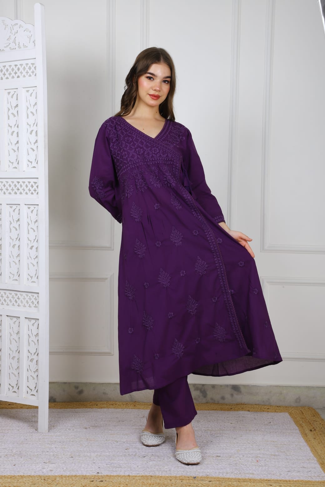 Cotton drap coord set TT032