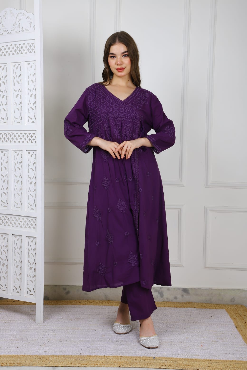 Cotton drap coord set TT032