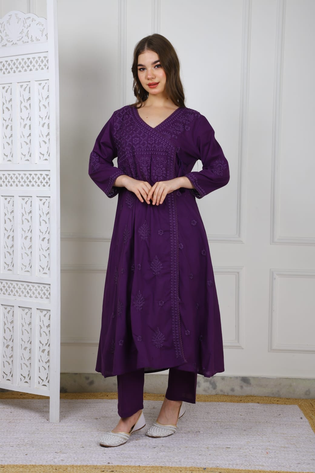 Cotton drap coord set TT032