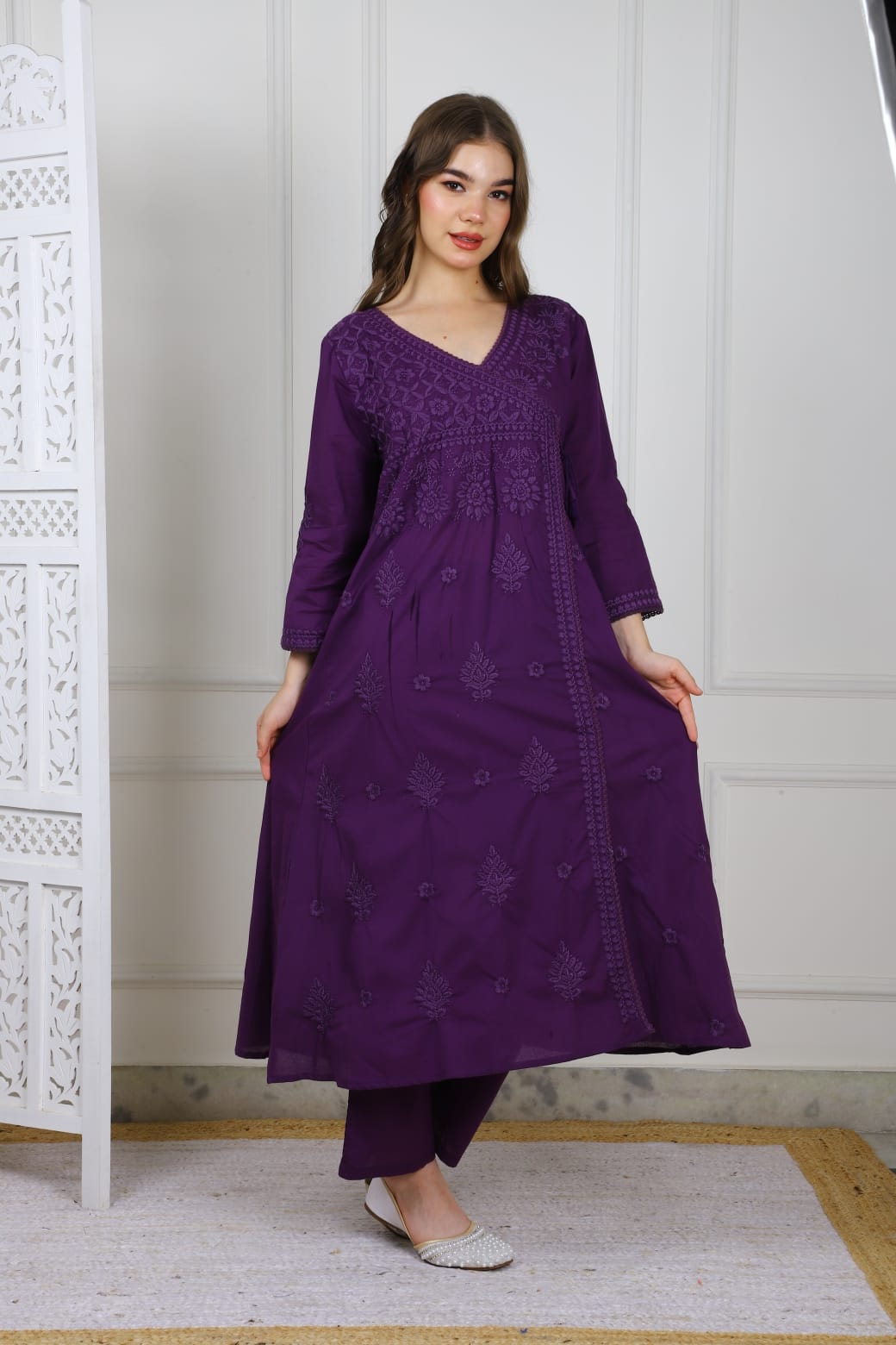 Cotton drap coord set TT032
