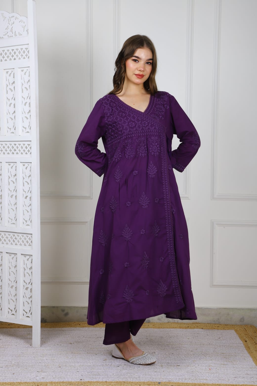 Cotton drap coord set TT032