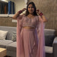 Drape indo western dress TT033