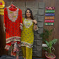 Beautiful Floral Suit With Lace Work TT035