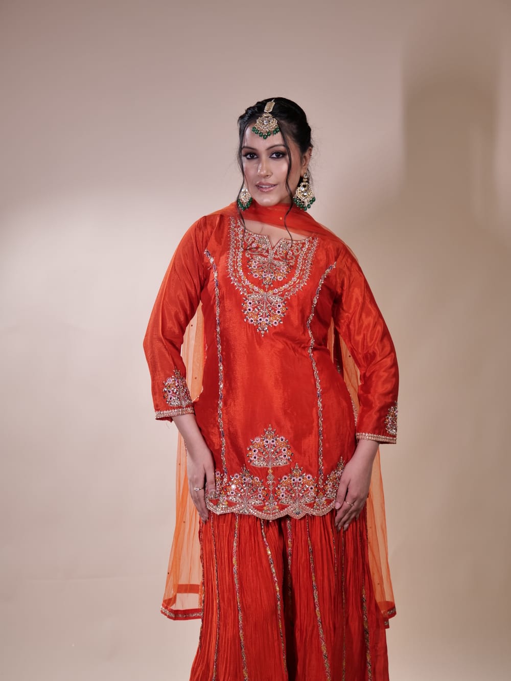 Elegant Traditional Attire with Intricate Detailing TT044