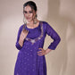 Elegant in Purple Traditional Ethnic Wear TT046