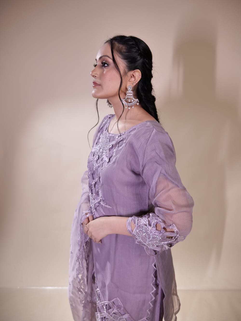 Traditional Embroidered Kurta Ensemble TT048