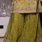 Elegant Green Festive Attire TT052