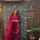 Traditional Elegance: Red and Black Festive Attire Collection TT045