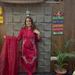 Traditional Elegance: Red and Black Festive Attire Collection TT045