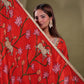 Stunning Print Suit With Neck Work TT055