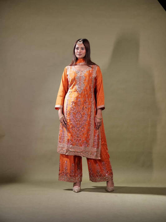Stunning Designer Palazzo Suit TT059