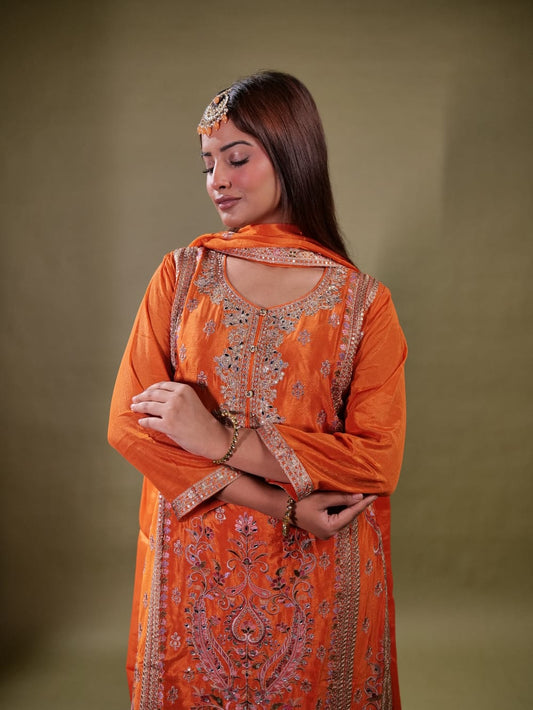 Stunning Designer Palazzo Suit TT059