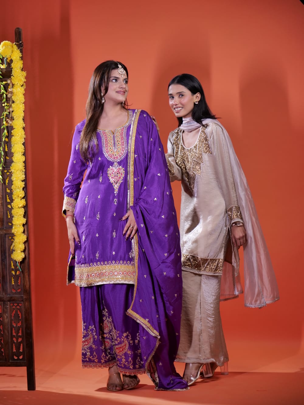 Elegant Purple Suit TT065