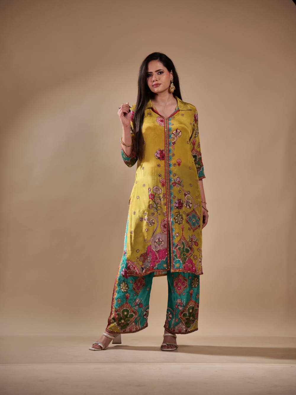 Beautiful Dress With V neck TT078