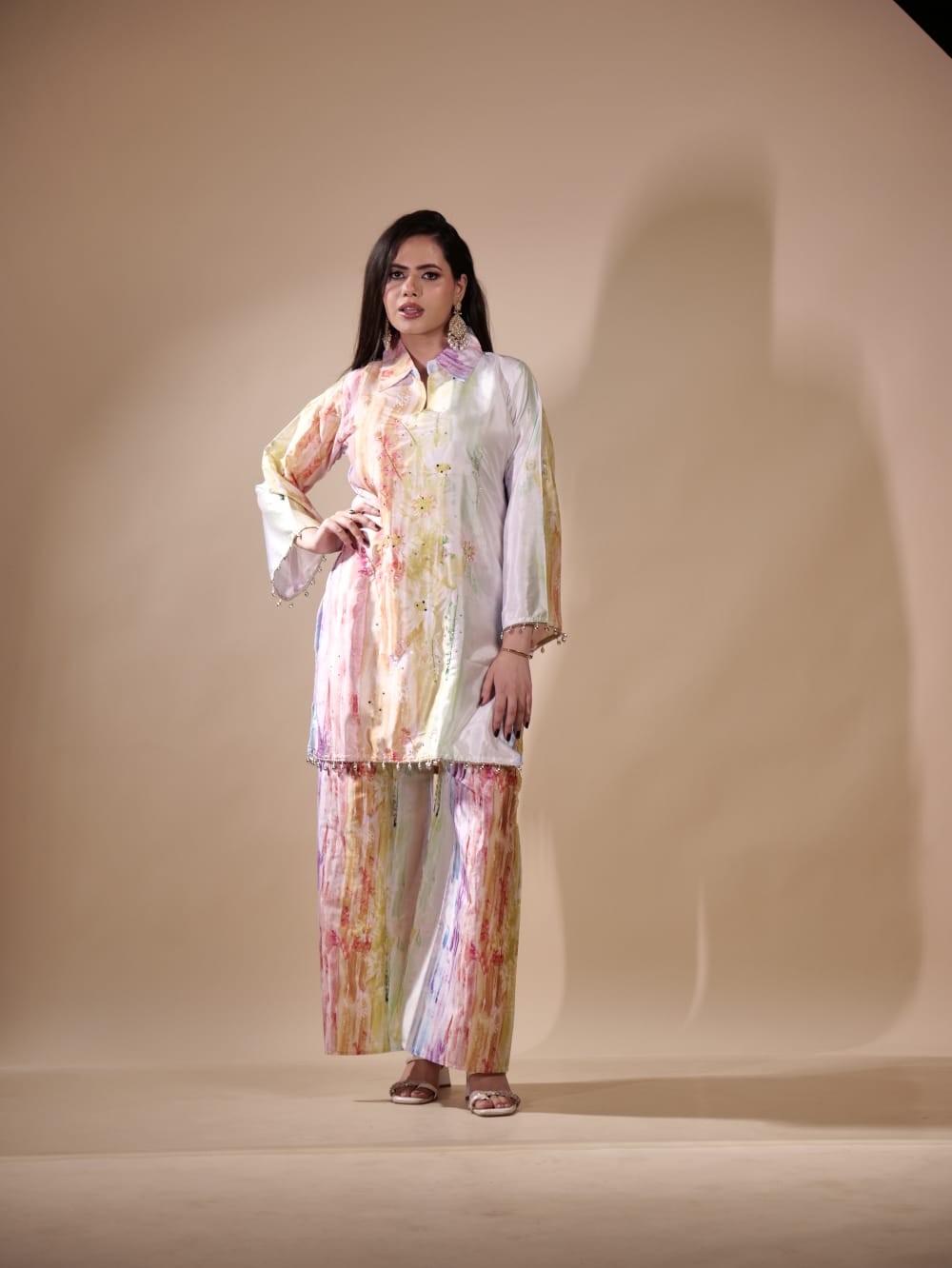 Beautiful Dress With Collar TT081