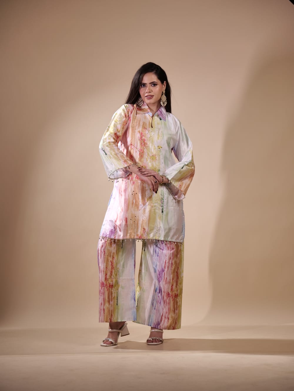 Beautiful Dress With Collar TT081