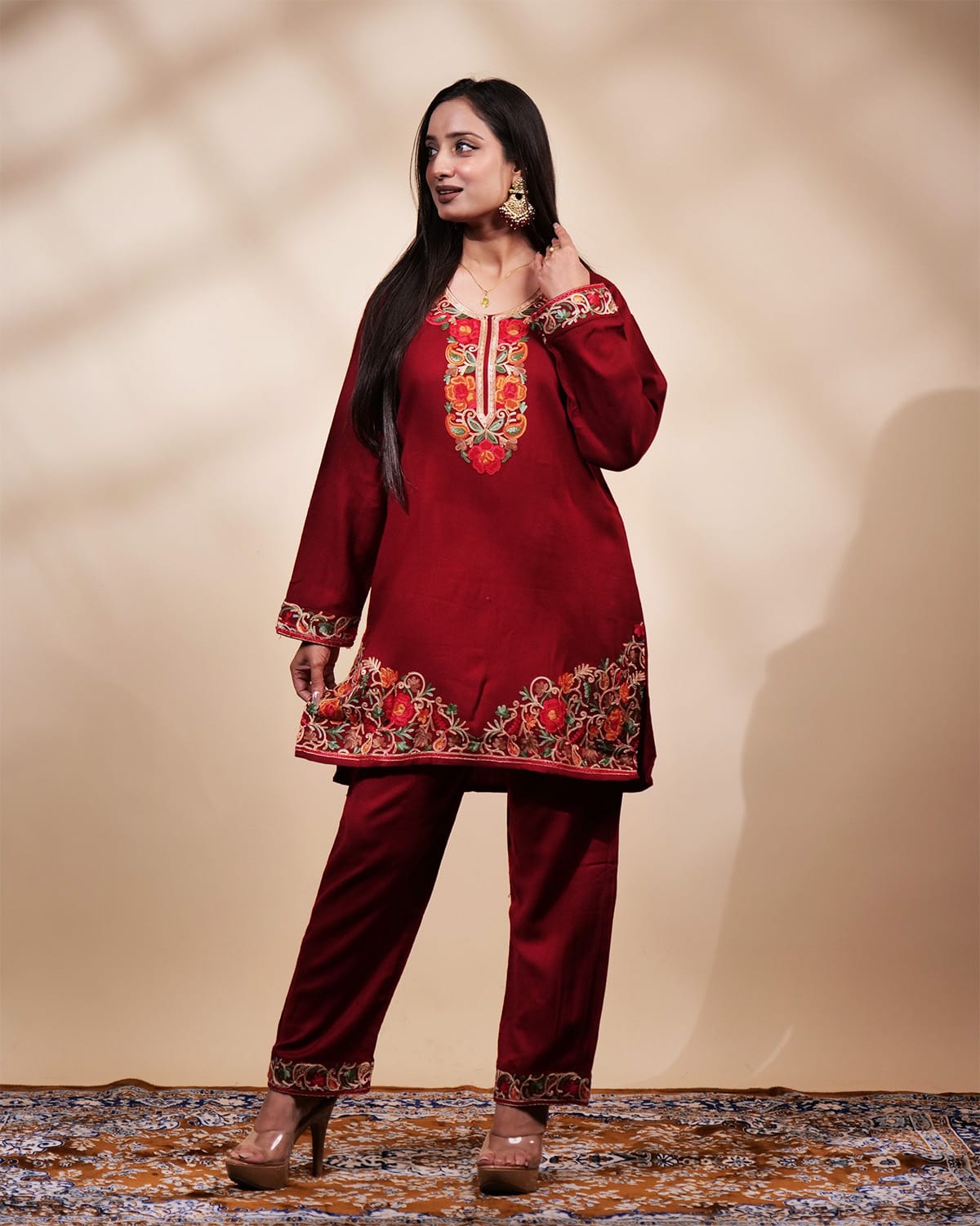 Kashmiri Kadai Coord Set TT091