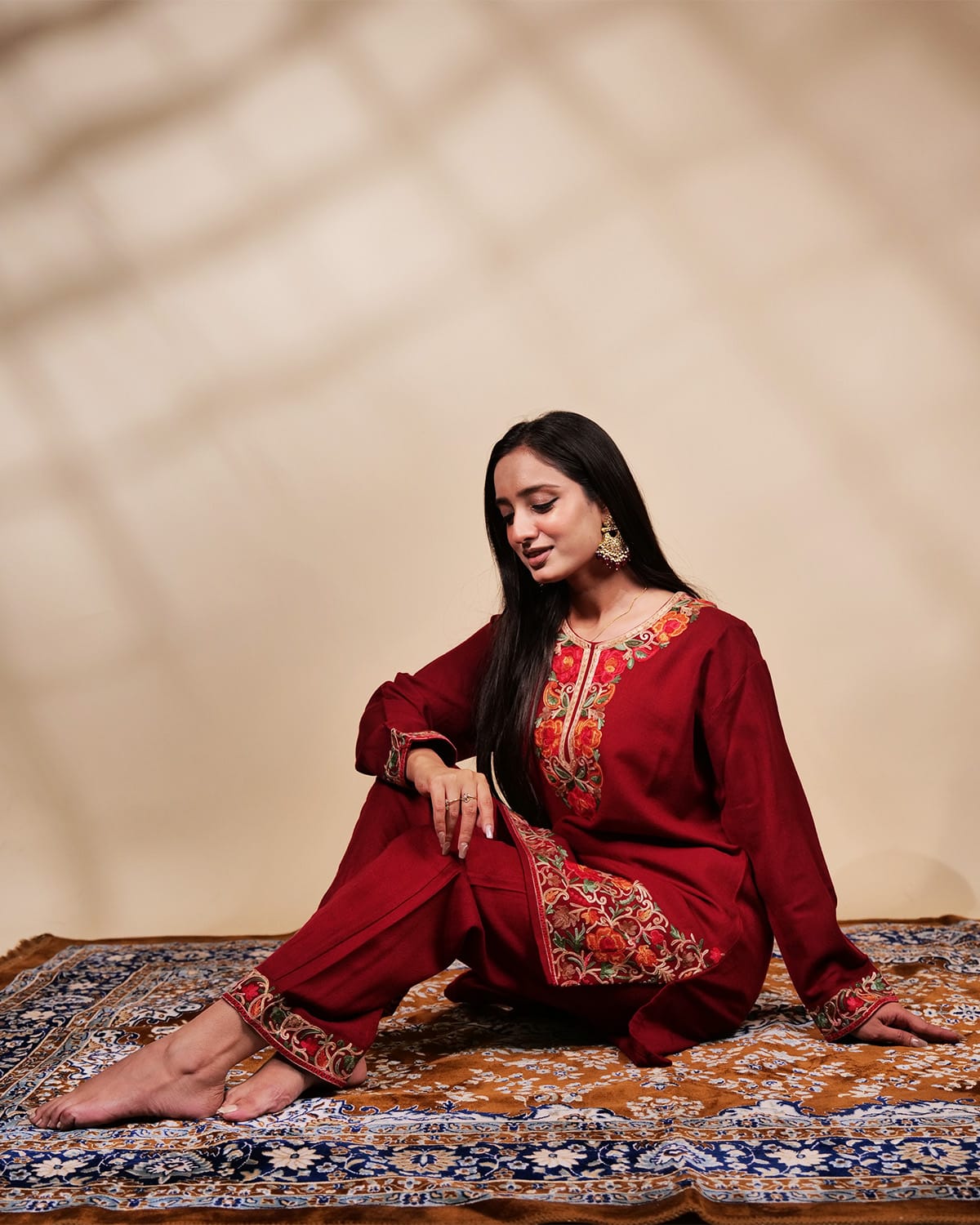 Kashmiri Kadai Coord Set TT091