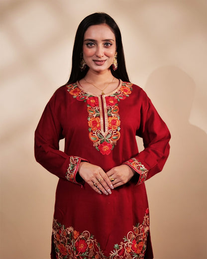 Kashmiri Kadai Coord Set TT091