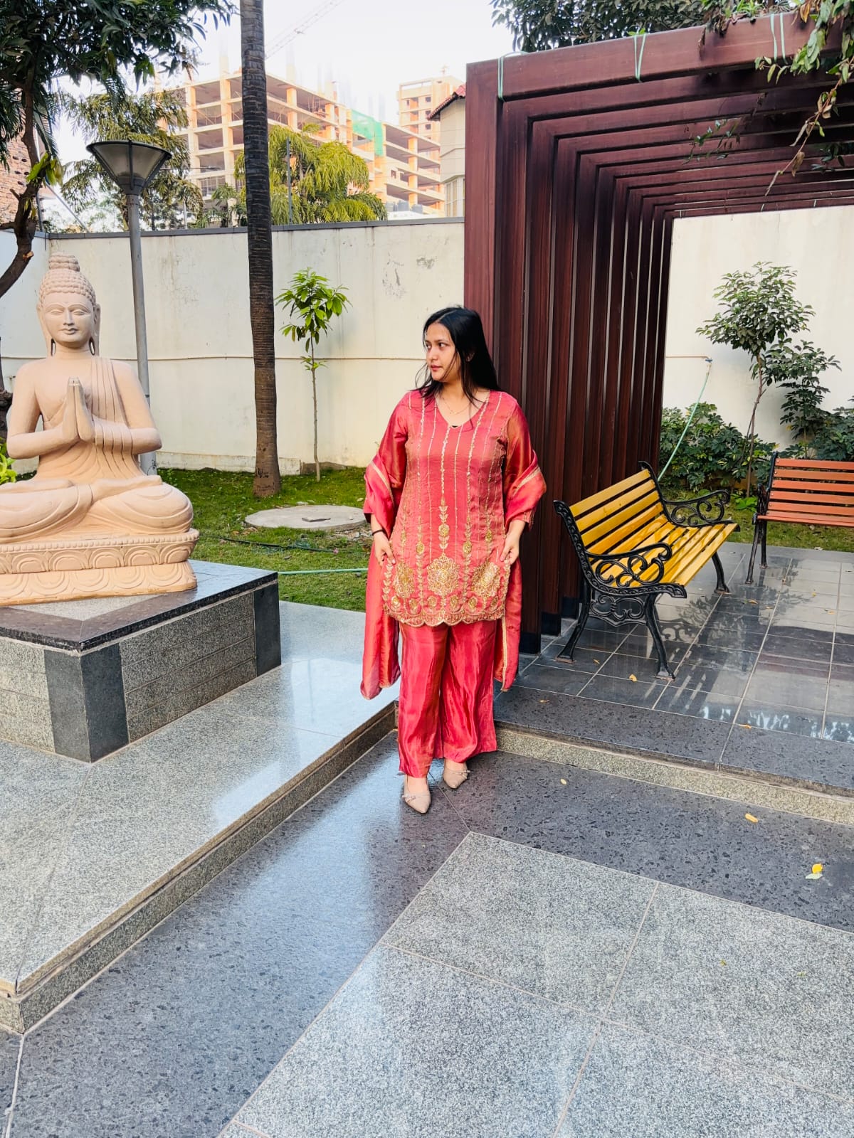 Elegant Suit With Stone Work TT117