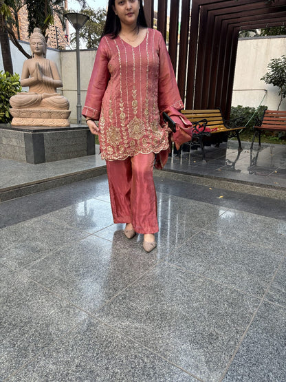 Elegant Suit With Stone Work TT117