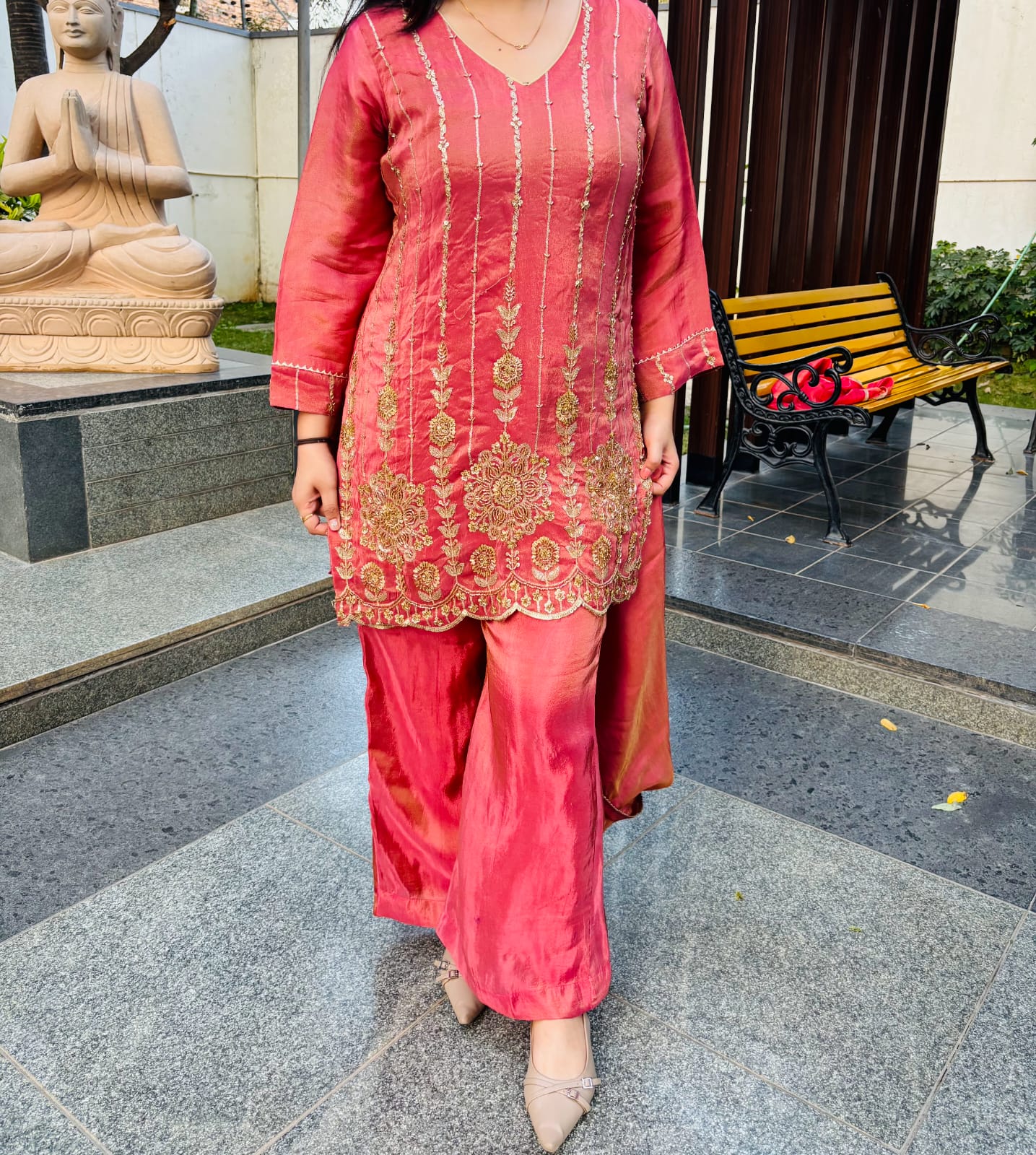 Elegant Suit With Stone Work TT117