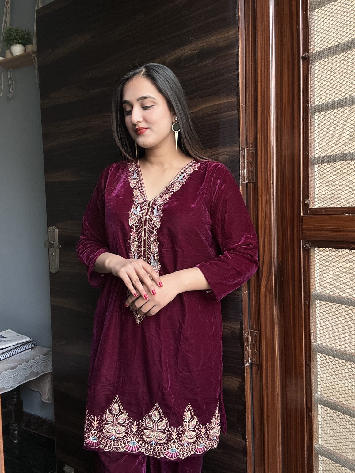 Beautiful Velvet Suit TT121