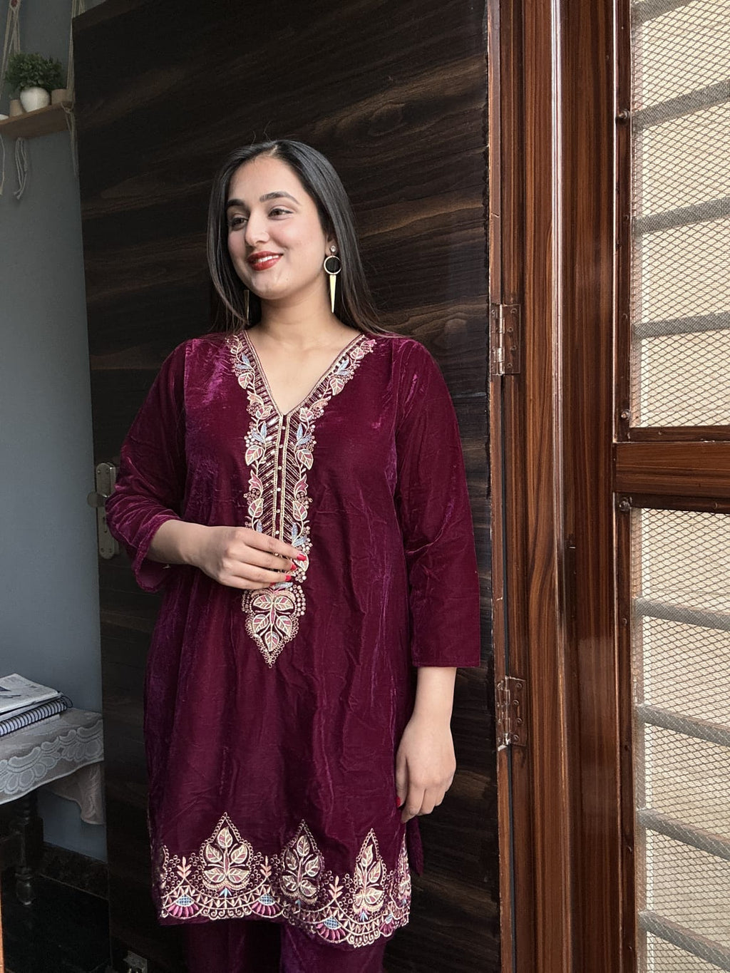 Beautiful Velvet Suit TT121